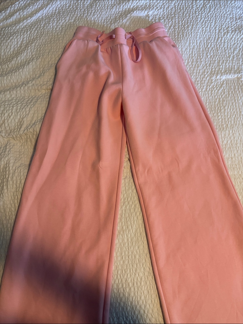 Salt Project Women's Pink Wide-Leg Pull-On Pants